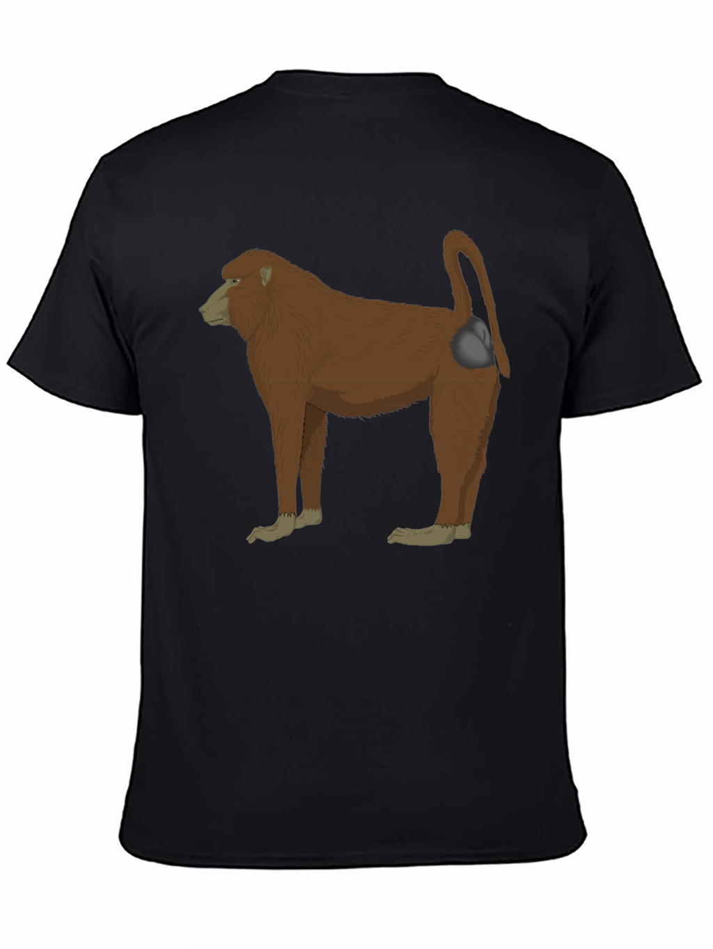 Baboon Graphic Tee - Black T-Shirt