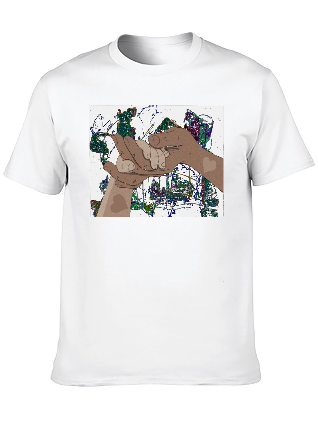 Interracial Unity T-Shirt - Black