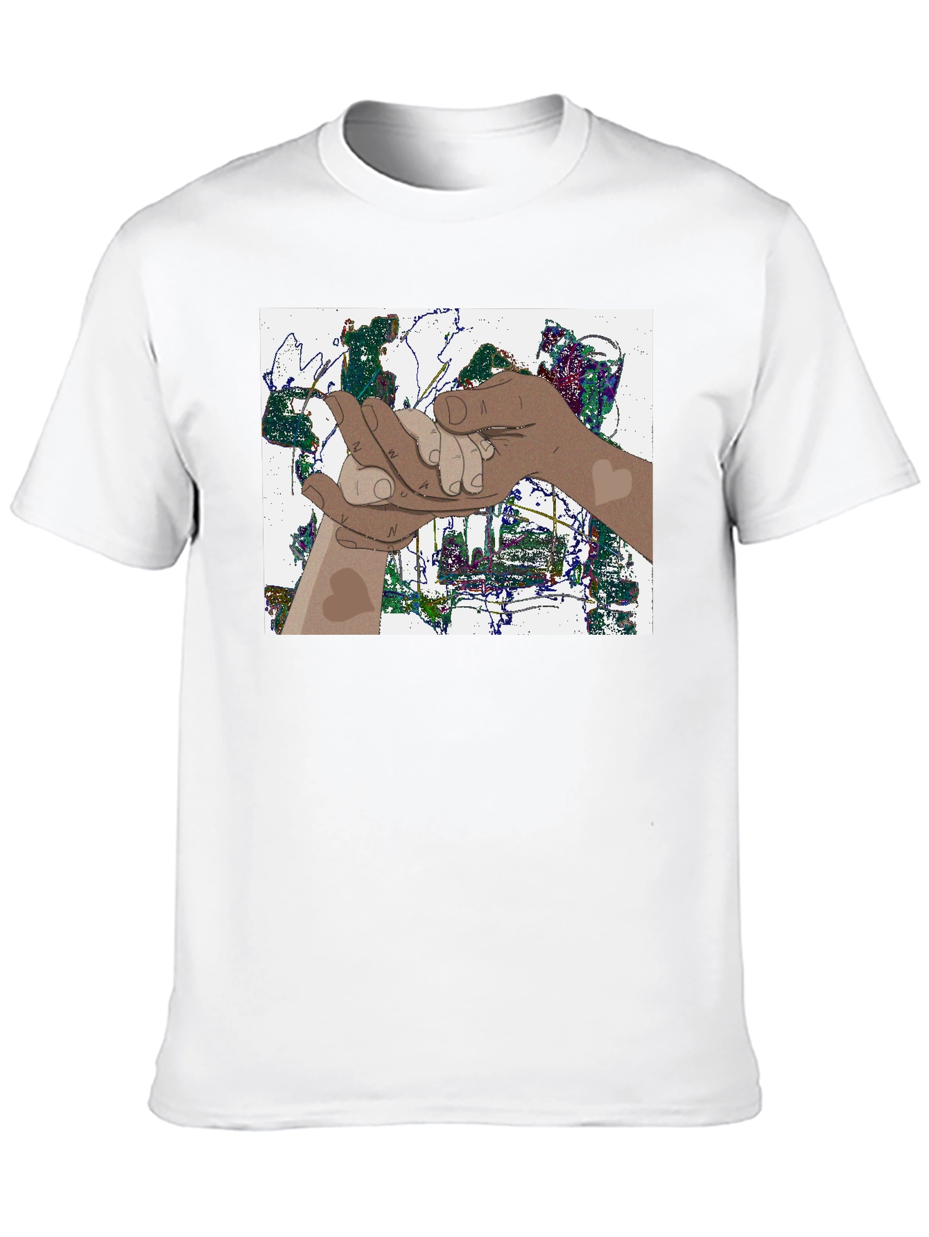 Interracial Unity T-Shirt - Black