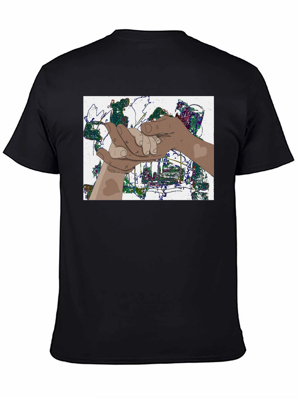 Interracial Unity T-Shirt - Black