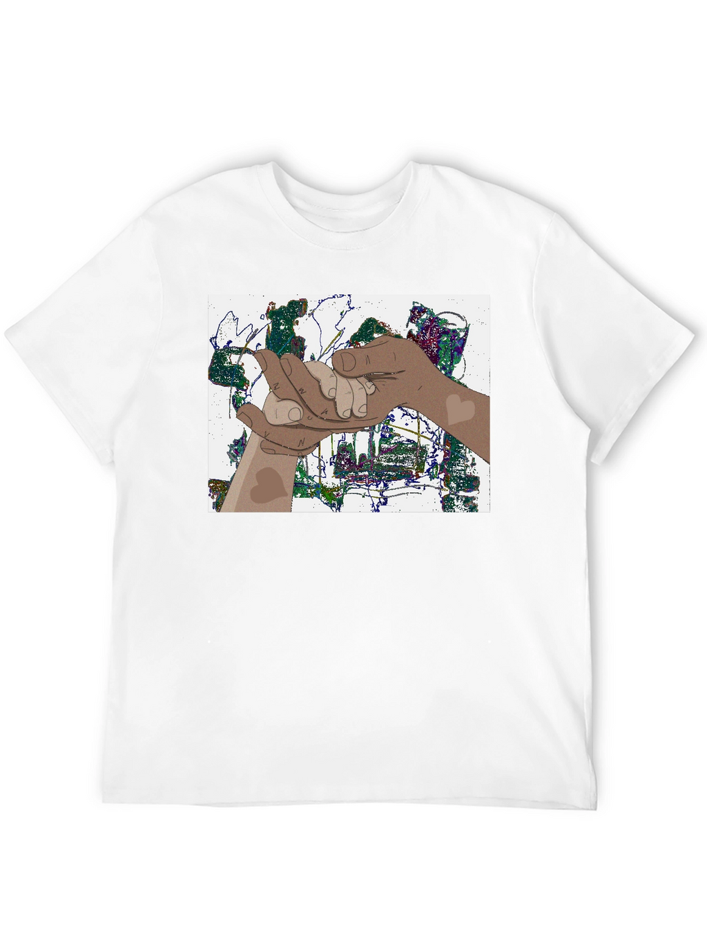 Interracial Unity T-Shirt - Black