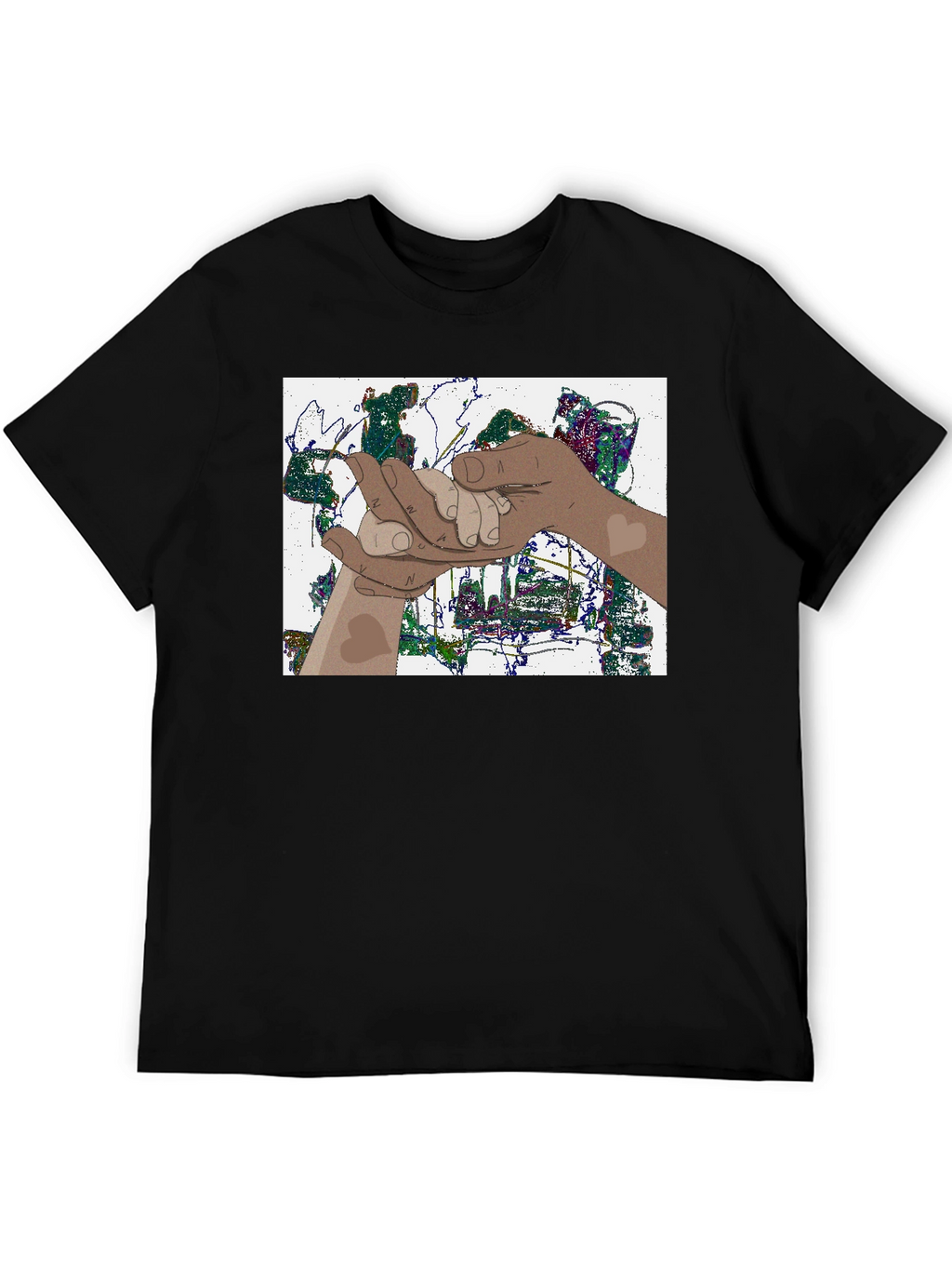 Interracial Unity T-Shirt - Black