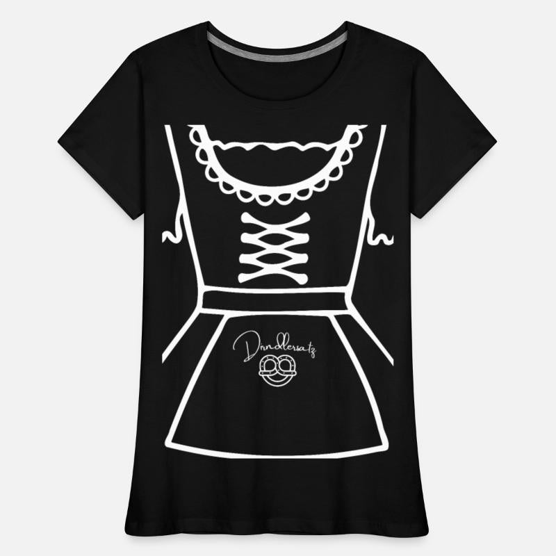 printed dirndl as an alternative traditional dirnd