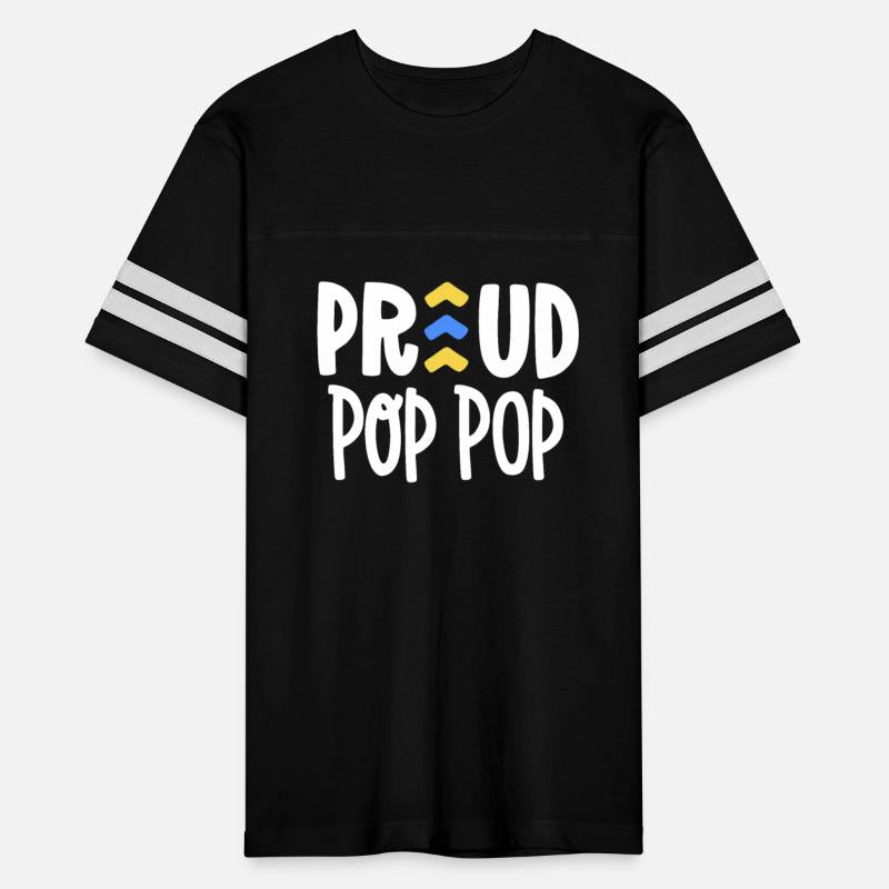 Proud Pop Pop Down Syndrome Grandpa Family T21