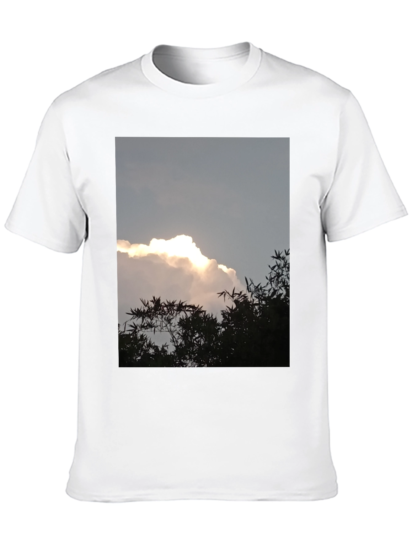 Cloudscape Graphic Tee - Sky & Nature Print