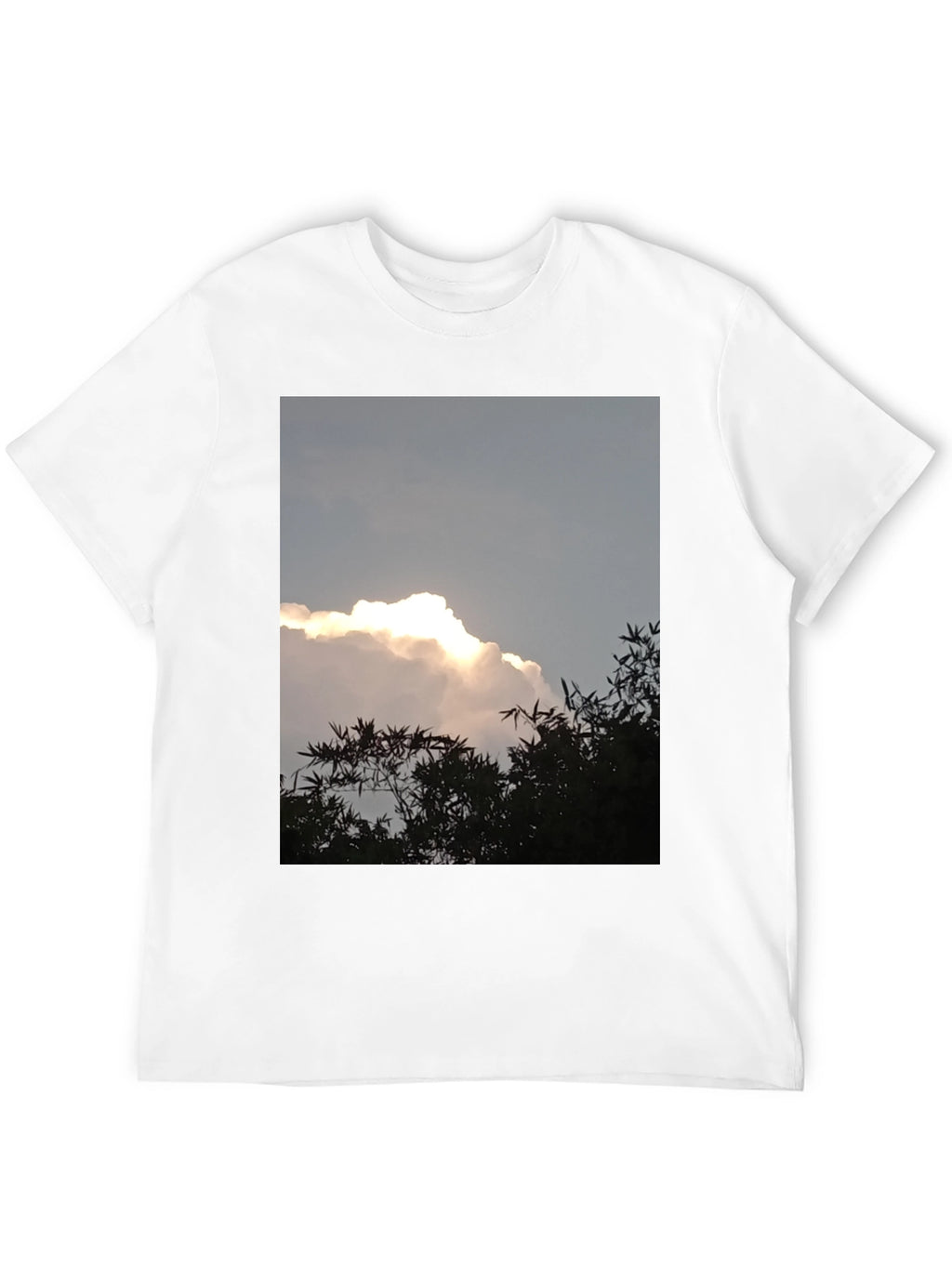 Cloudscape Graphic Tee - Sky & Nature Print