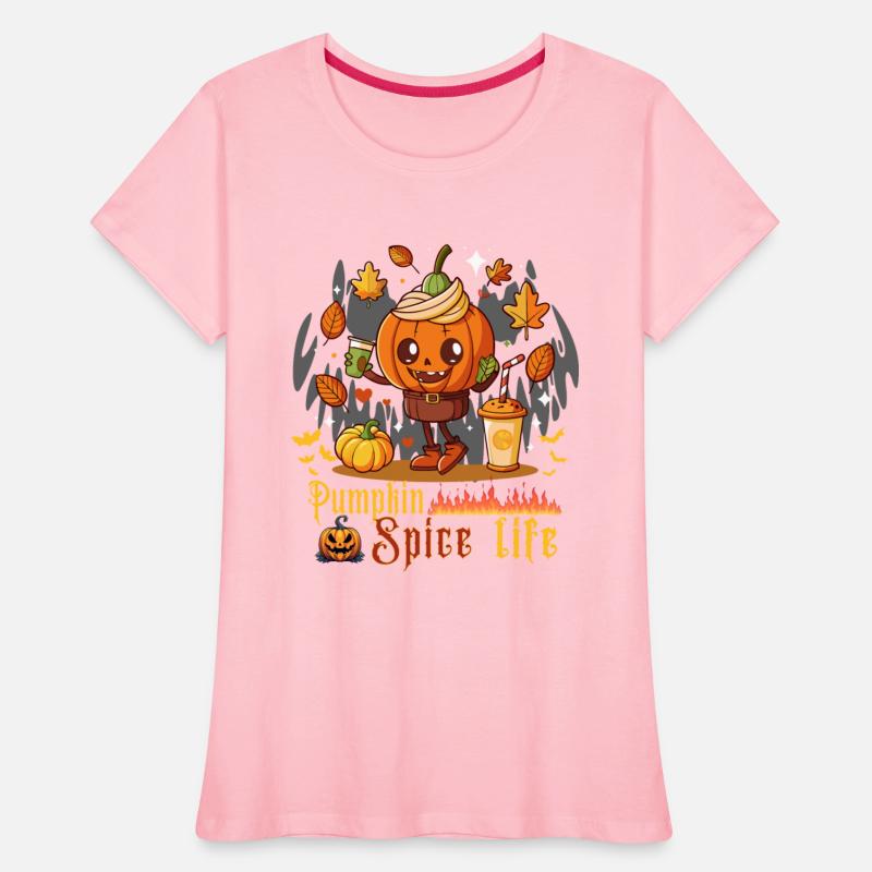 Pumpkin Spice Life:Fall Halloween with witty twist