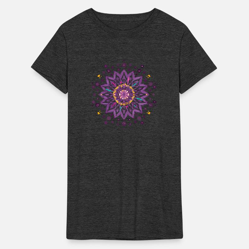 purple and colorful mandala
