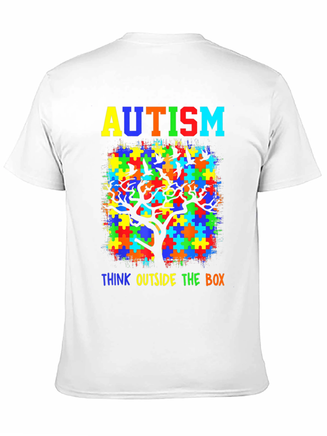 Autism Awareness T-Shirt: Think Outside the Box