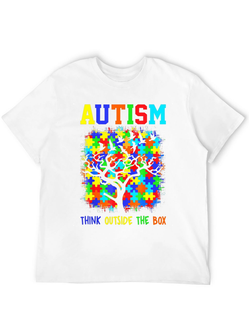 Autism Awareness T-Shirt: Think Outside the Box