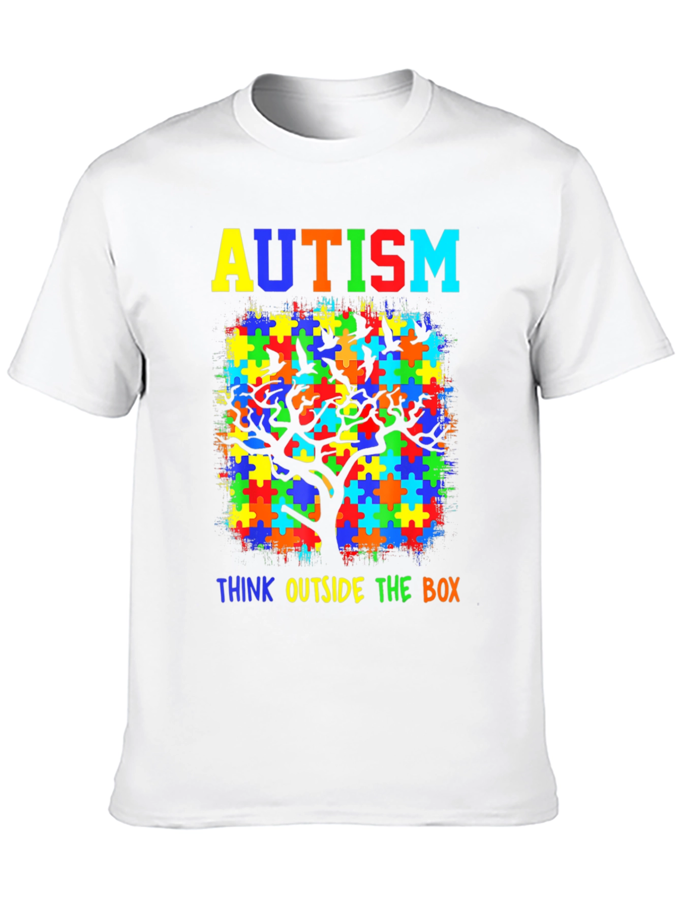 Autism Awareness T-Shirt: Think Outside the Box