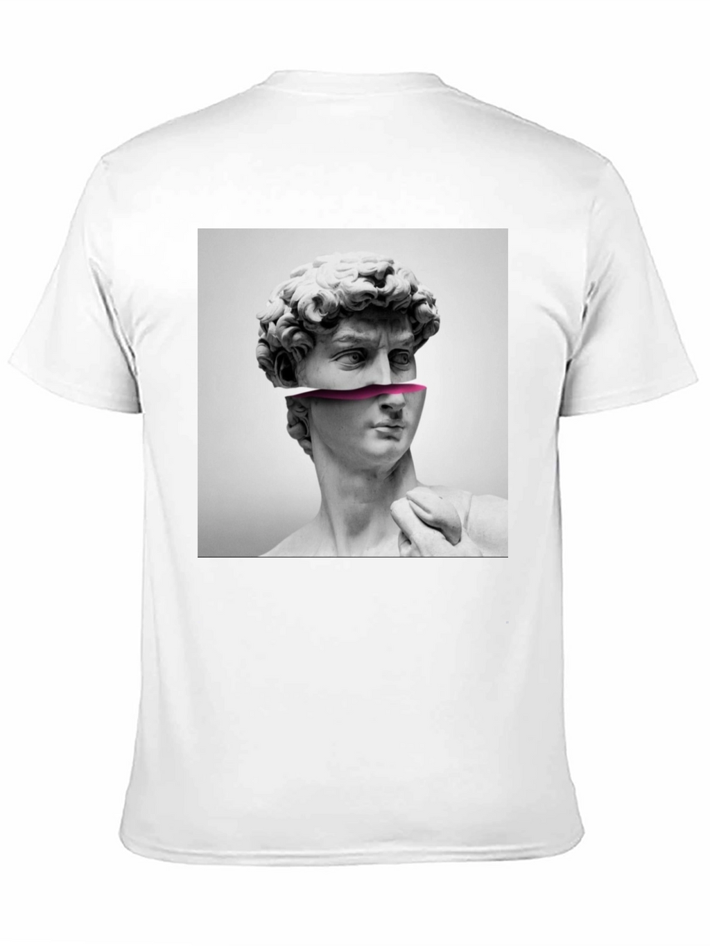 David Bust Graphic Print Black T-Shirt