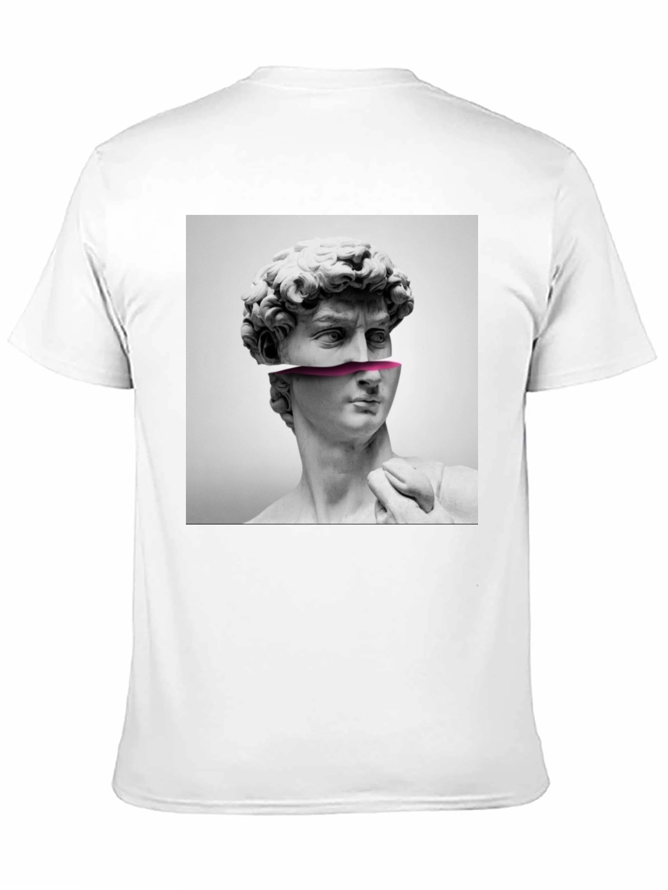 David Bust Graphic Print Black T-Shirt