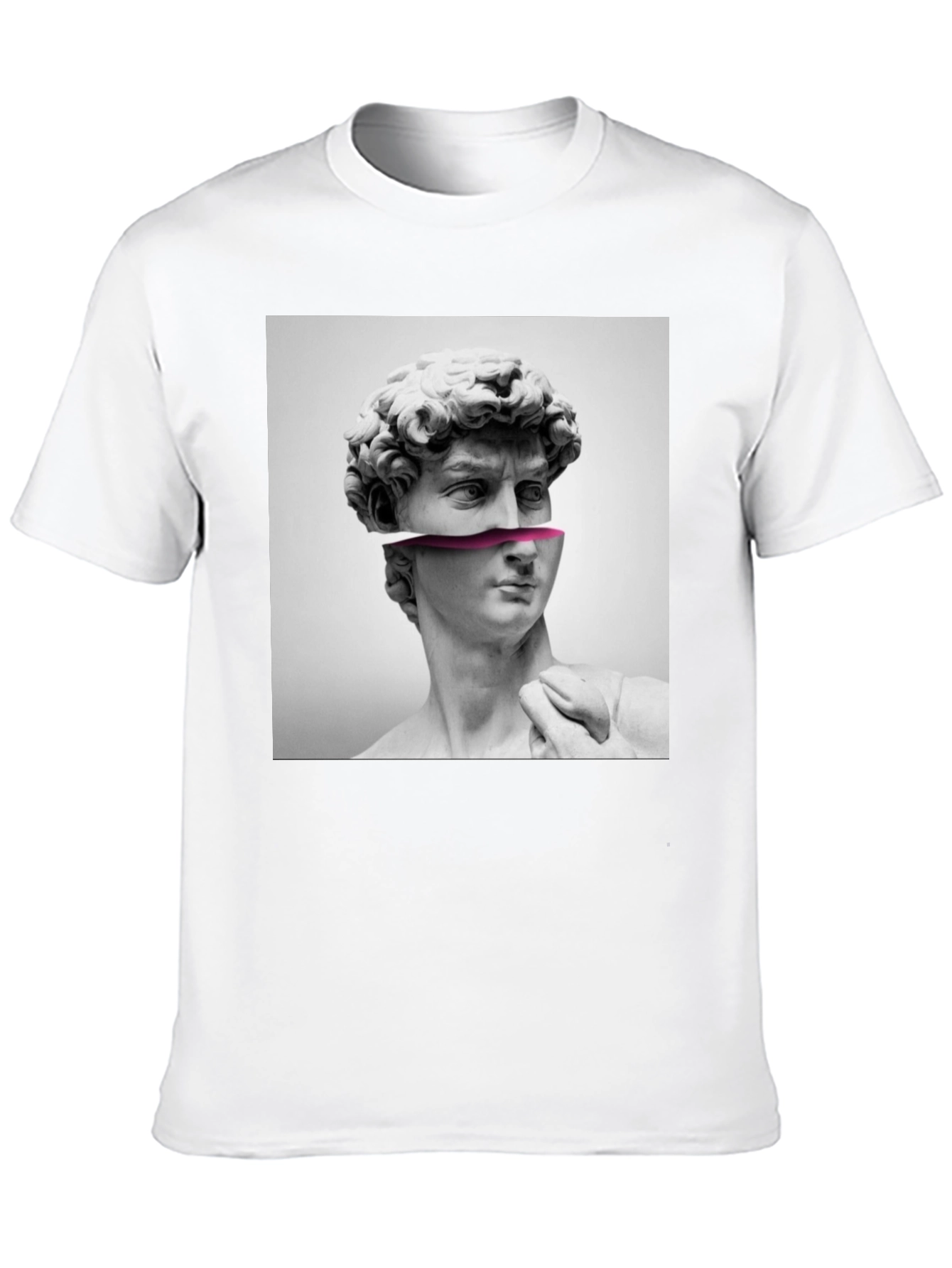 David Bust Graphic Print Black T-Shirt