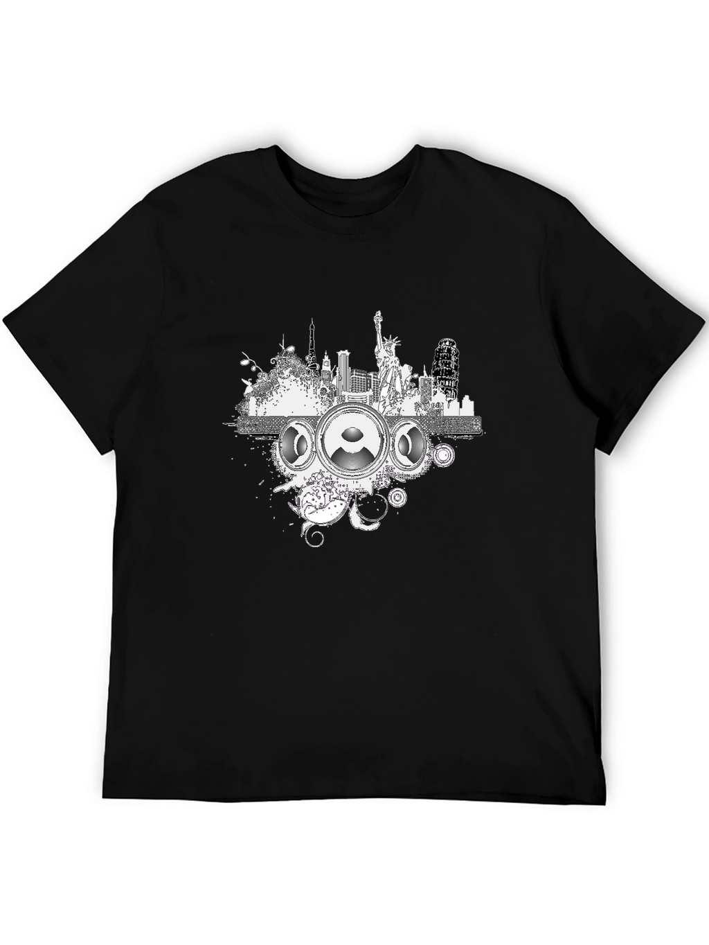 Urban Beats Black T-Shirt