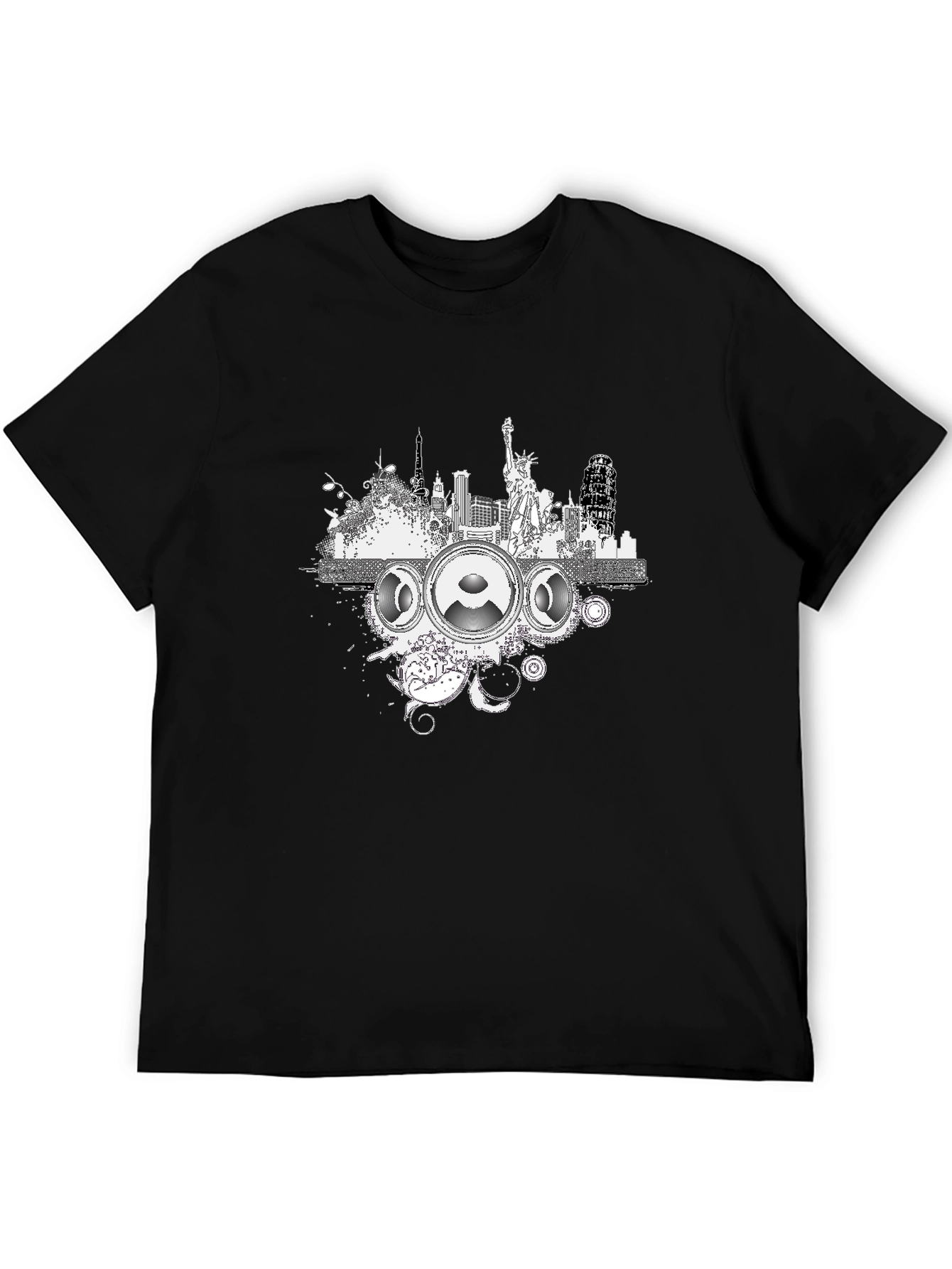 Urban Beats Black T-Shirt