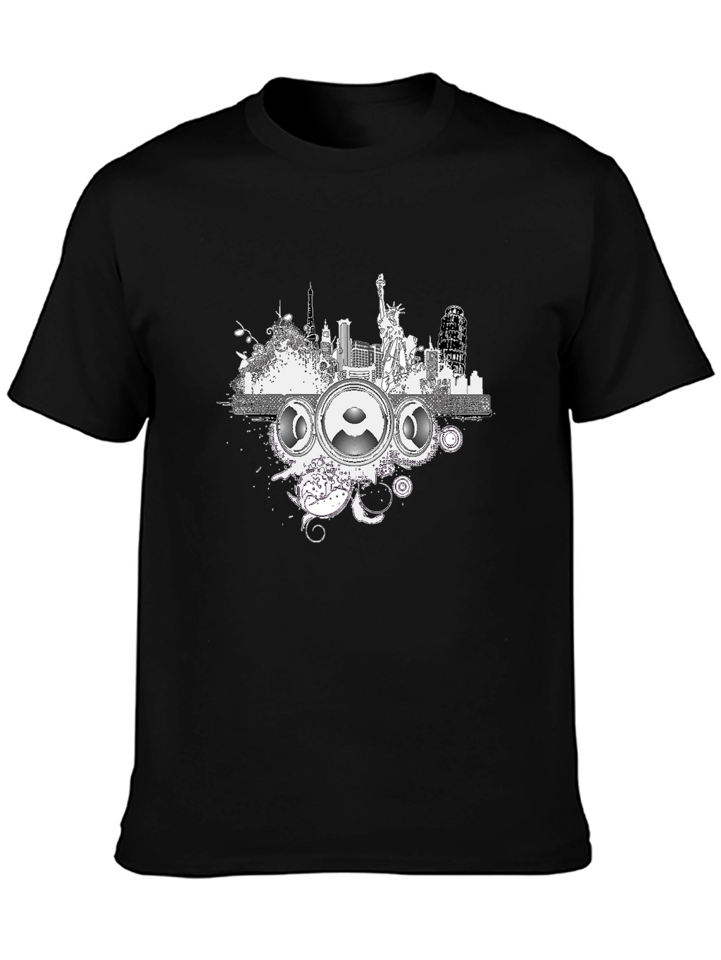 Urban Beats Black T-Shirt