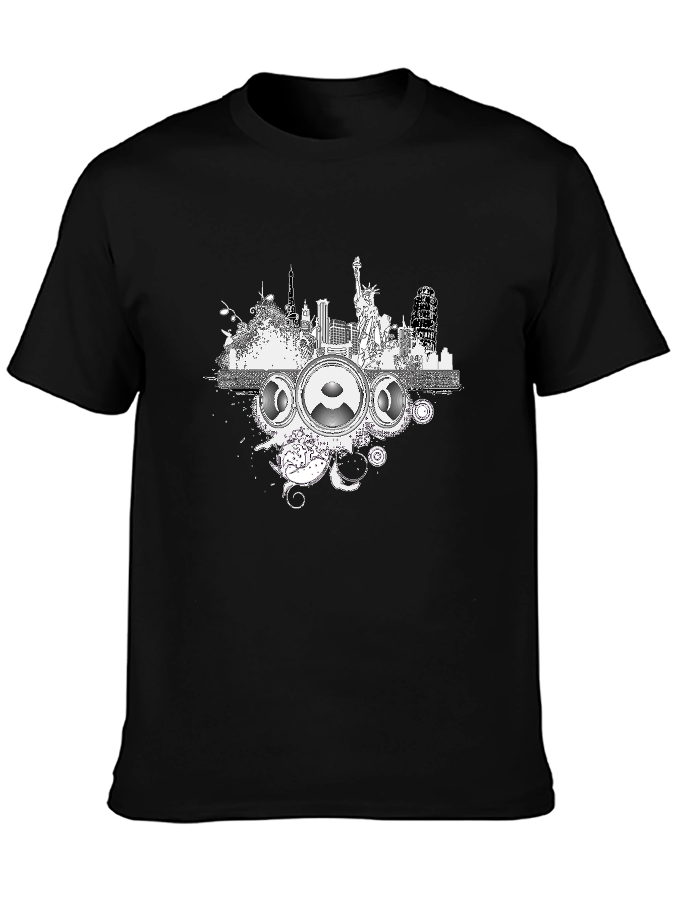 Urban Beats Black T-Shirt