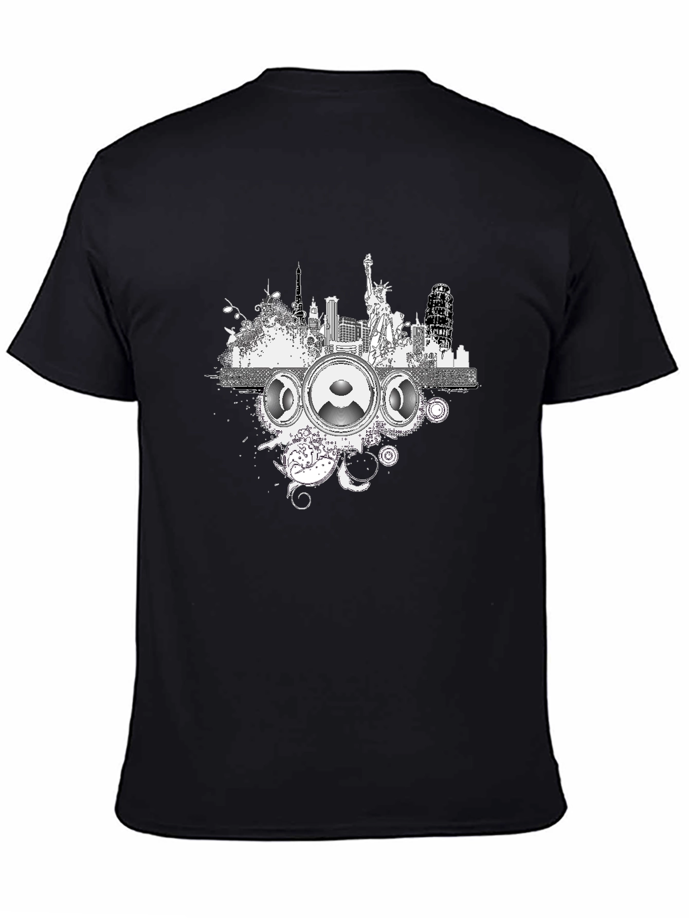 Urban Beats Black T-Shirt