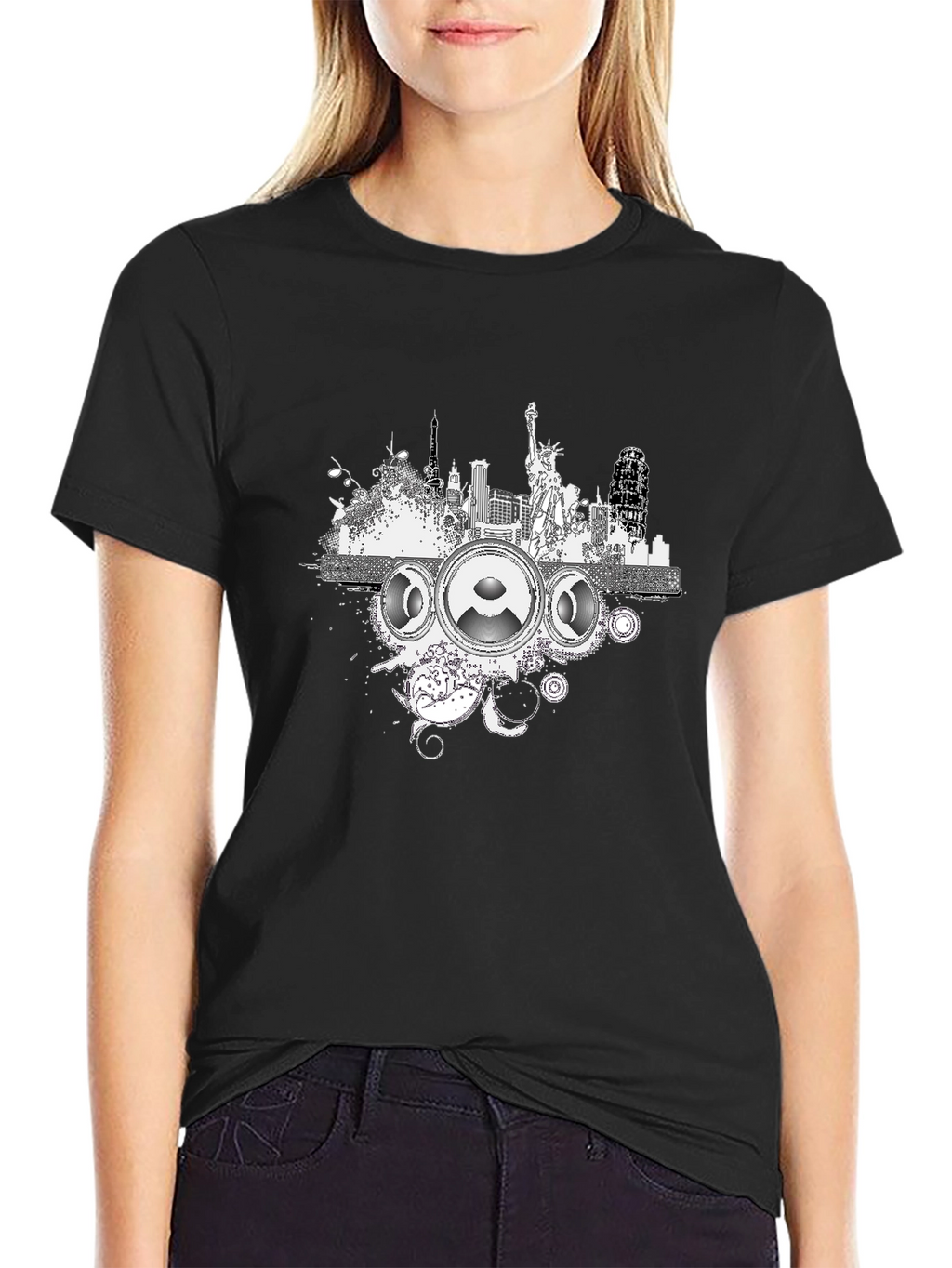Urban Beats Black T-Shirt