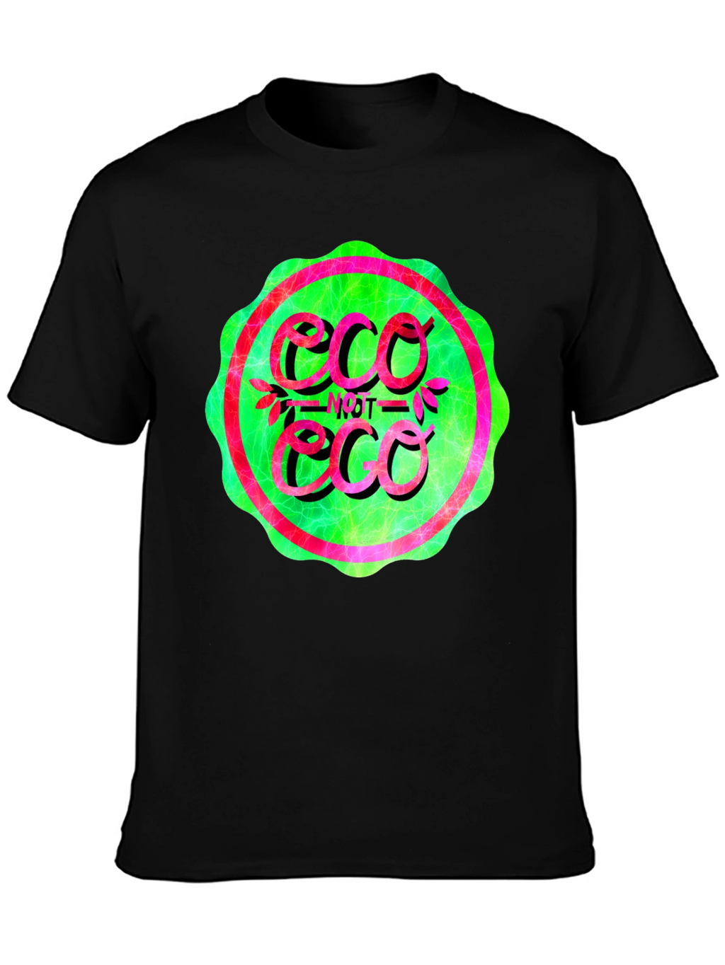 Eco Not Eco Graphic Tee - Trendy Statement Shirt