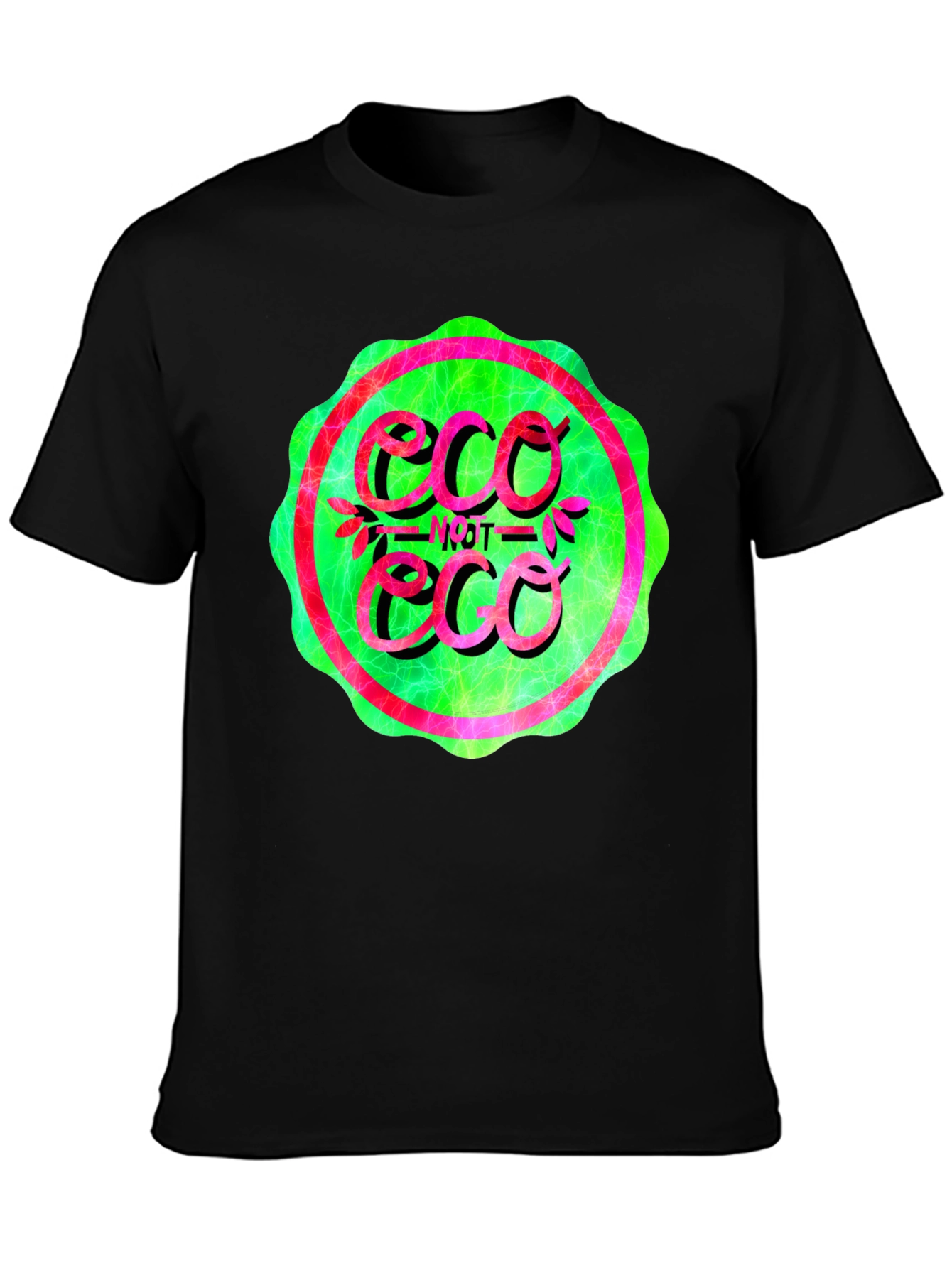 Eco Not Eco Graphic Tee - Trendy Statement Shirt