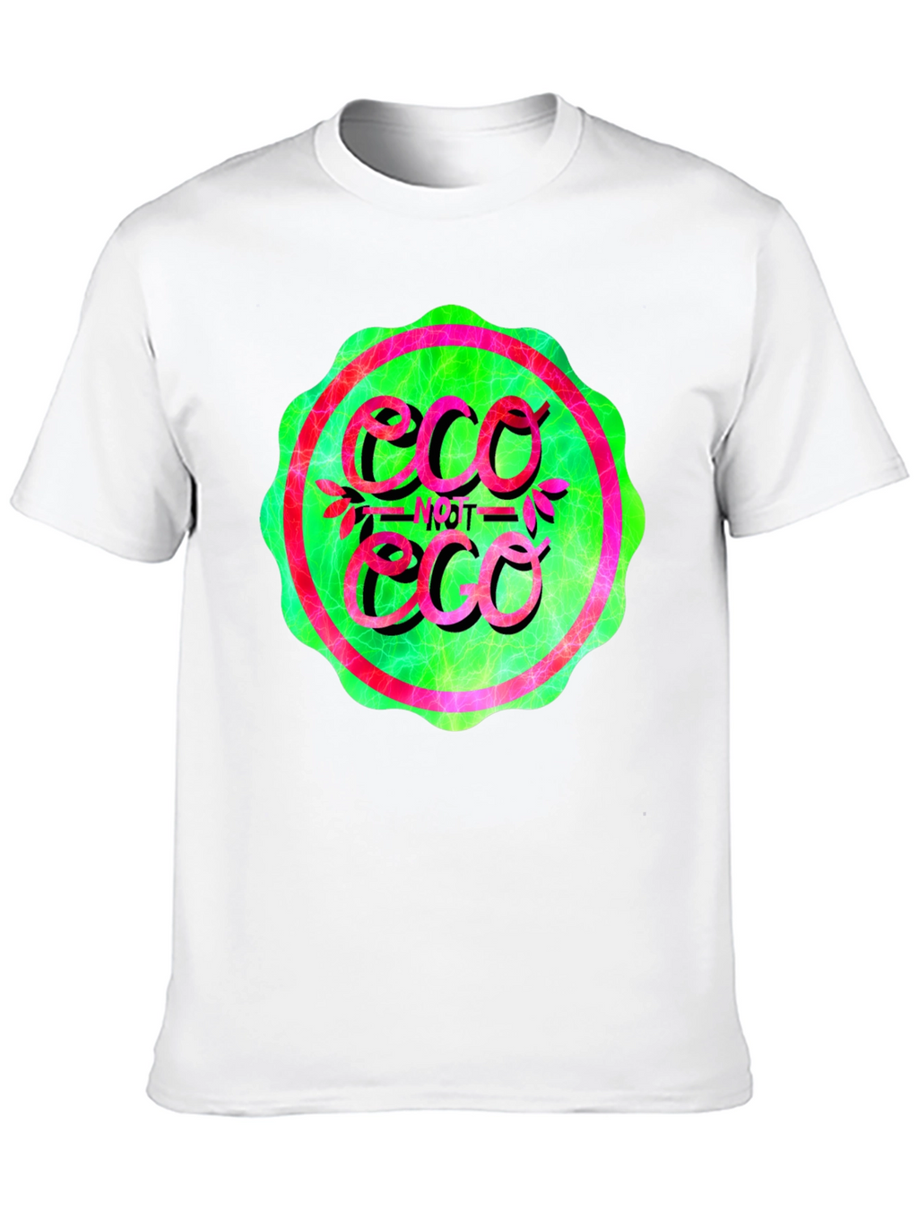 Eco Not Eco Graphic Tee - Trendy Statement Shirt