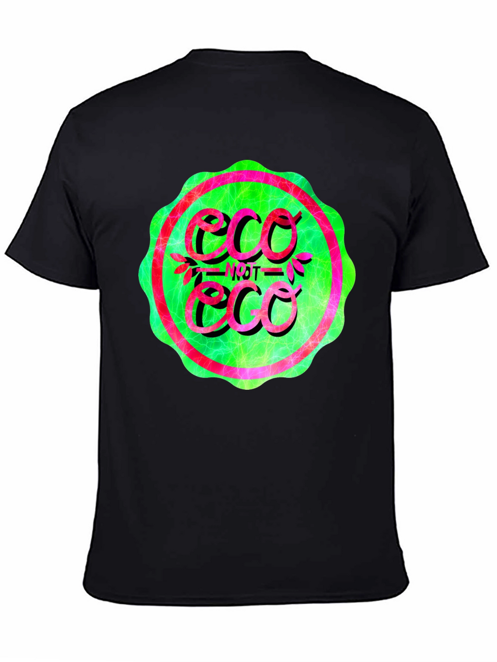 Eco Not Eco Graphic Tee - Trendy Statement Shirt