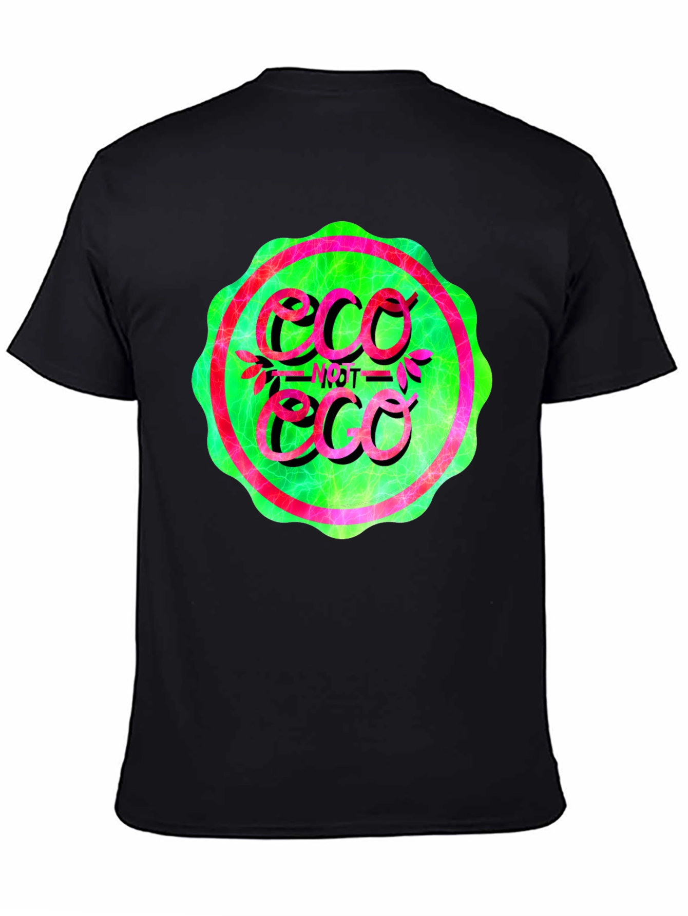 Eco Not Eco Graphic Tee - Trendy Statement Shirt