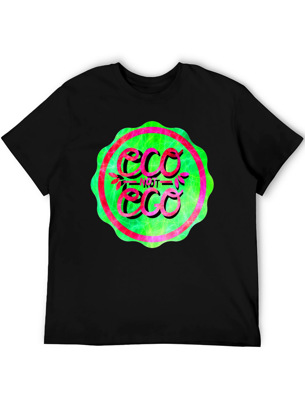 Eco Not Eco Graphic Tee - Trendy Statement Shirt