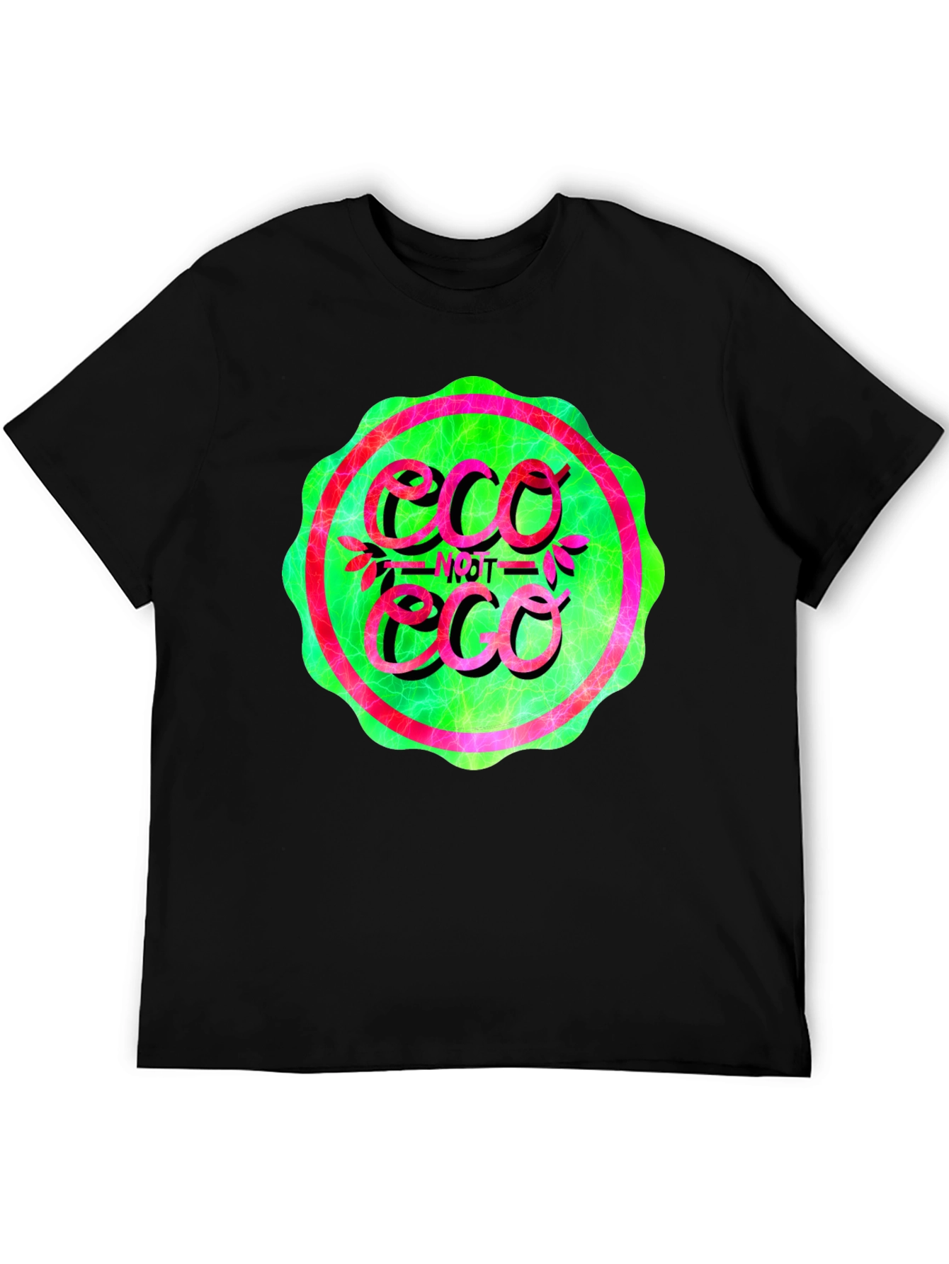 Eco Not Eco Graphic Tee - Trendy Statement Shirt