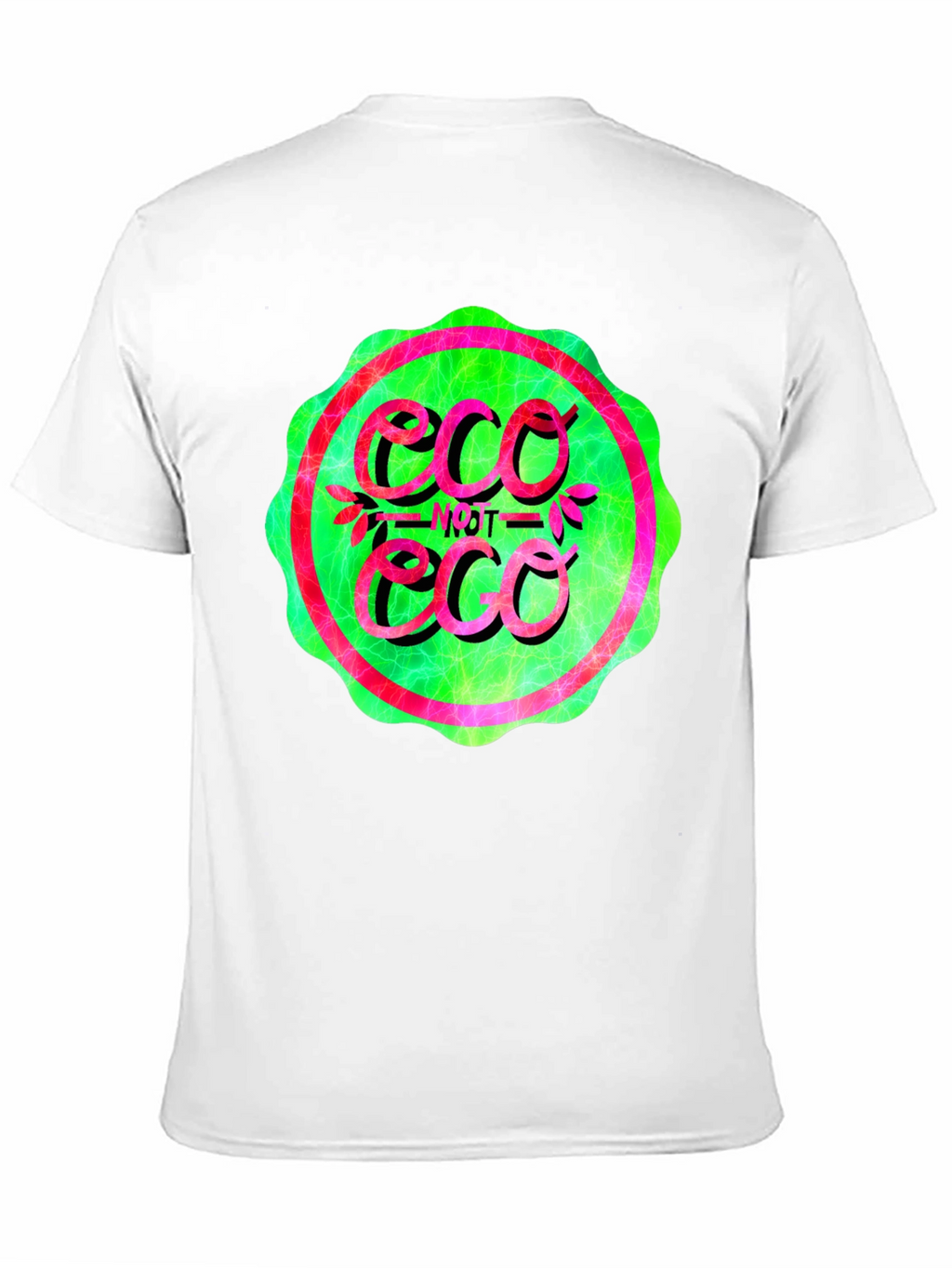 Eco Not Eco Graphic Tee - Trendy Statement Shirt