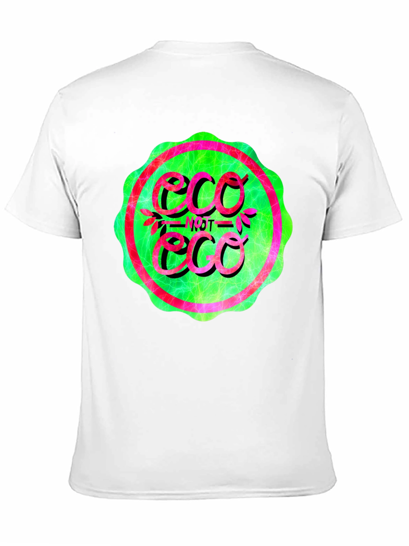Eco Not Eco Graphic Tee - Trendy Statement Shirt
