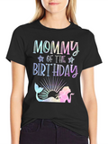 Mommy of the Birthday Mermaid T-Shirt