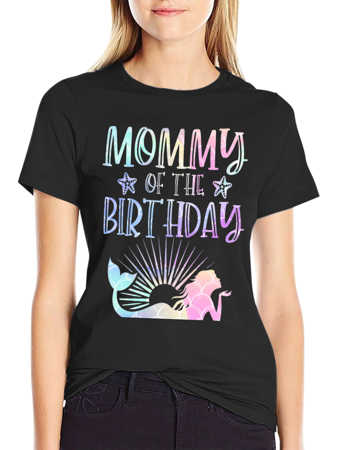 Mommy of the Birthday Mermaid T-Shirt