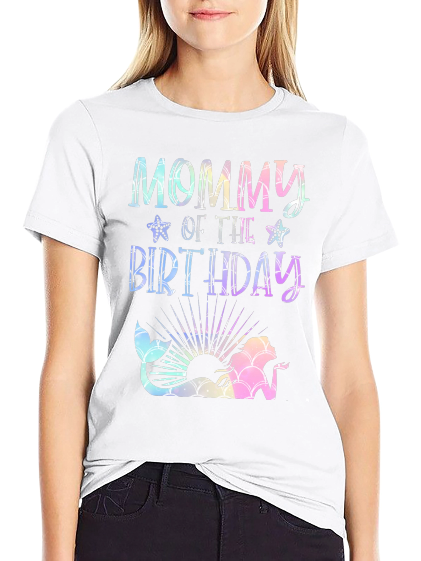 Mommy of the Birthday Mermaid T-Shirt