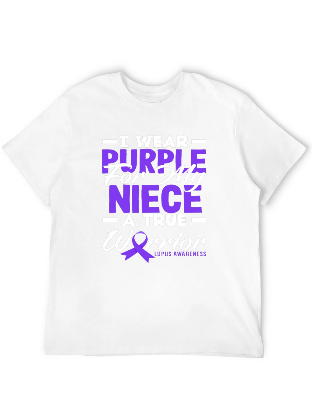 Purple Niece Lupus Awareness T-Shirt