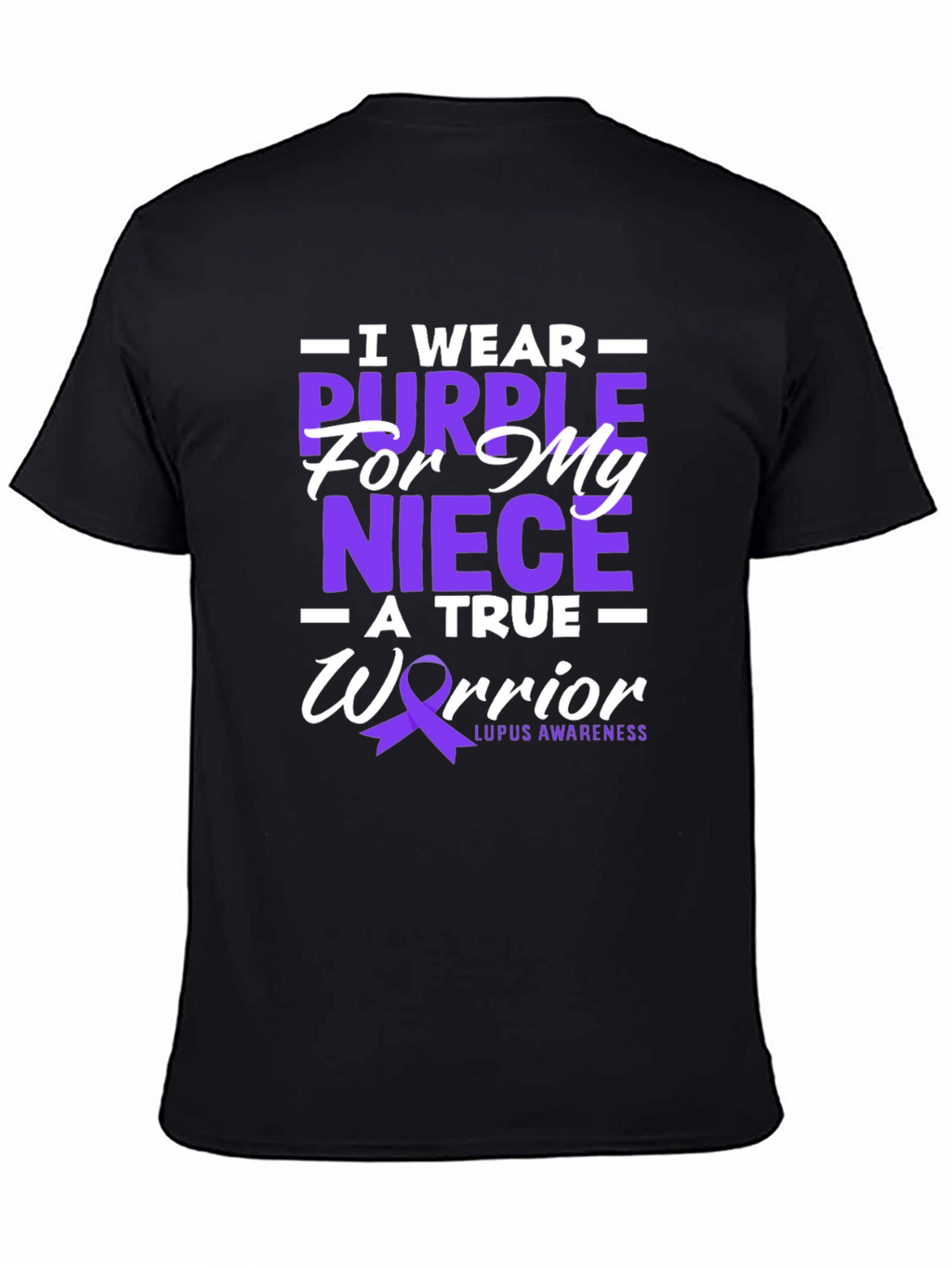 Purple Niece Lupus Awareness T-Shirt