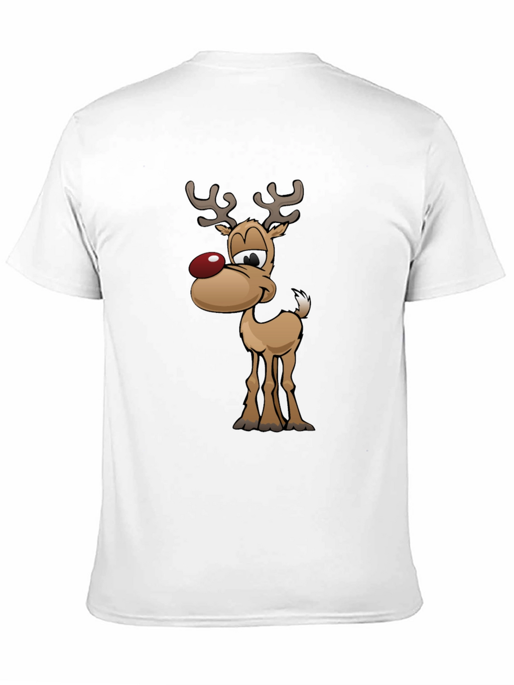 Festive Reindeer Graphic Tee - Holiday Fun!