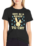 Shy Bi & Ready to Cry Graphic T-Shirt