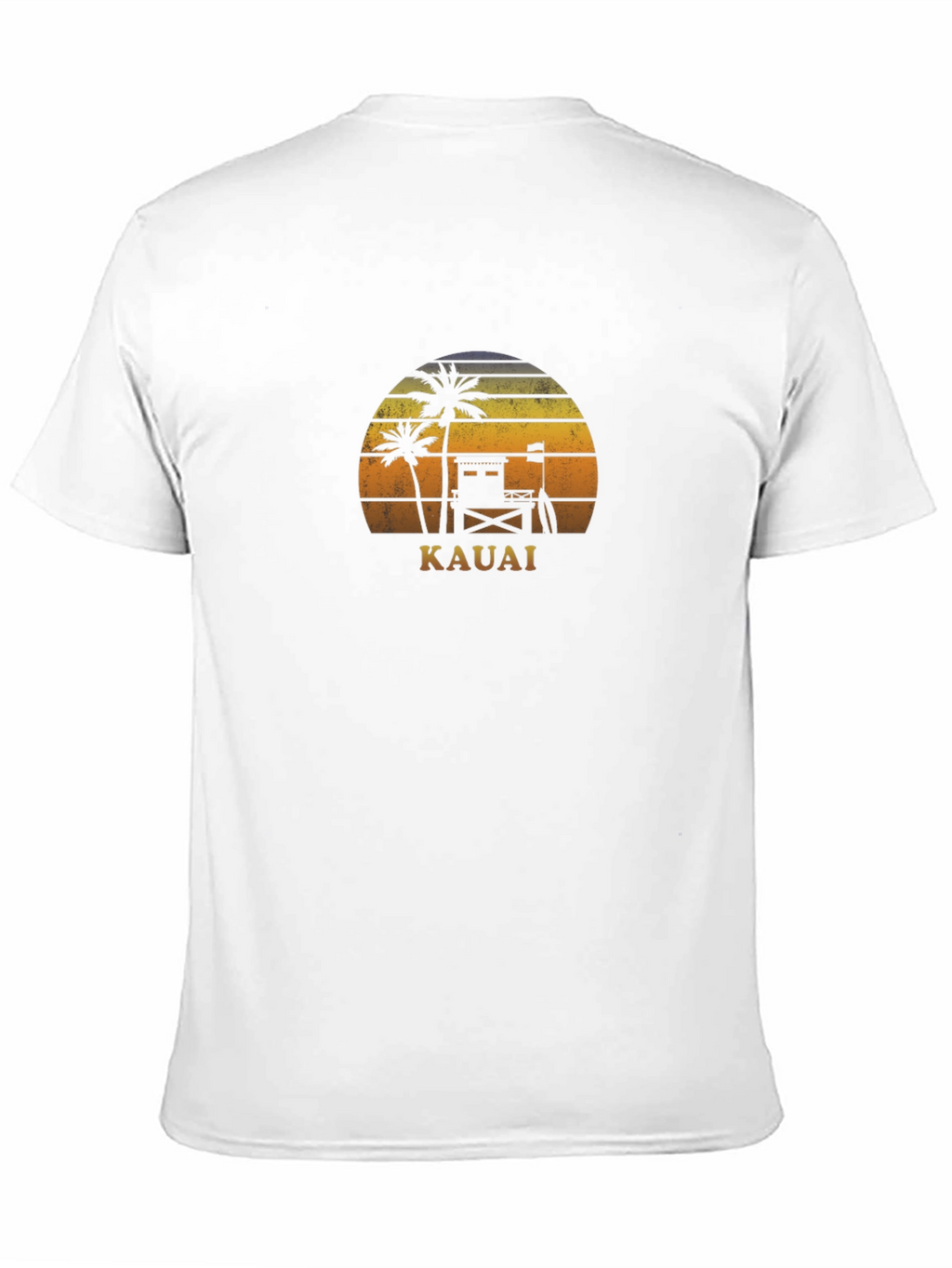 Kauai Sunset Graphic Tee - Tropical Vacation Shirt