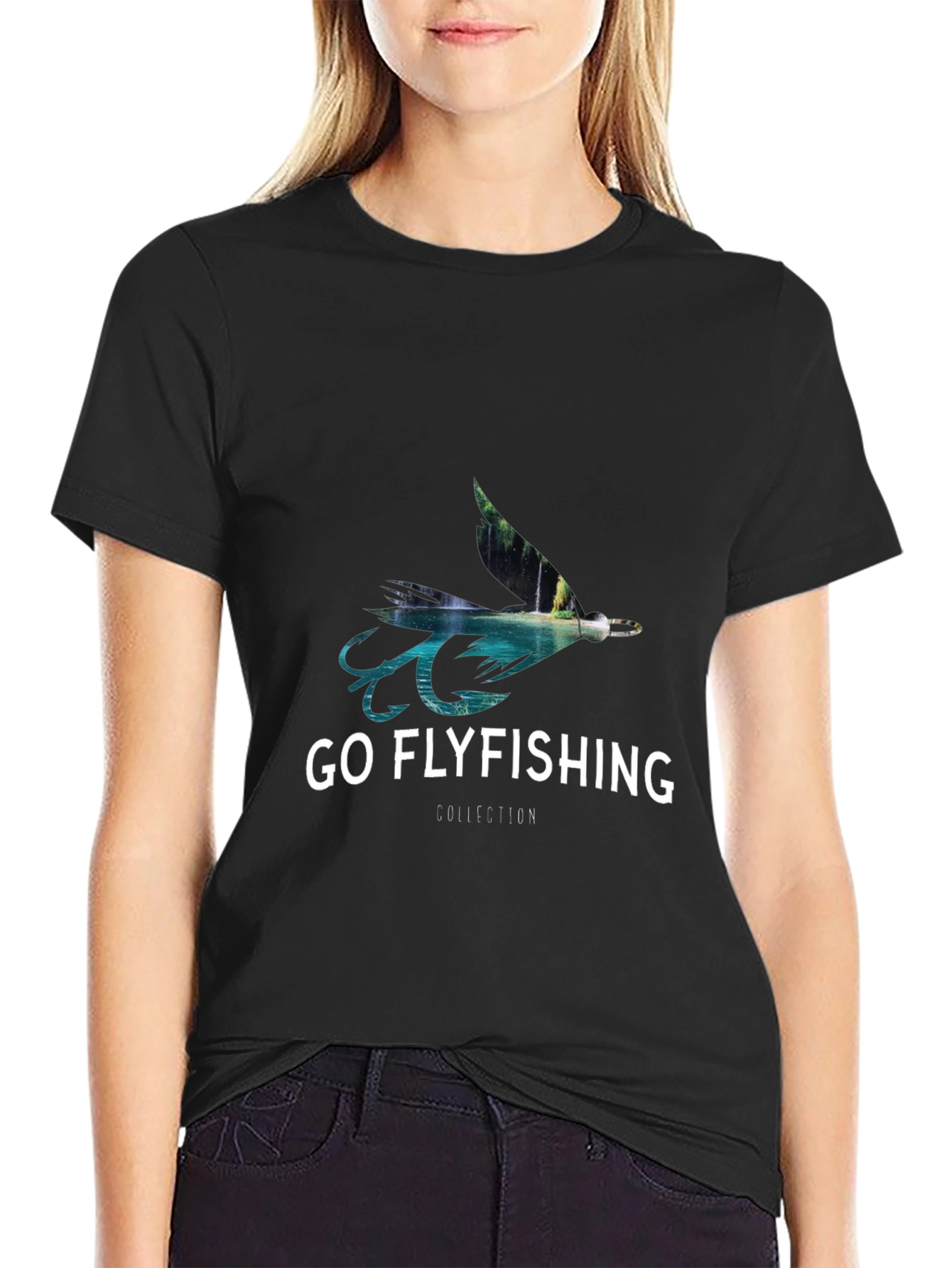 Go Flyfishing T-Shirt - Nature Collection