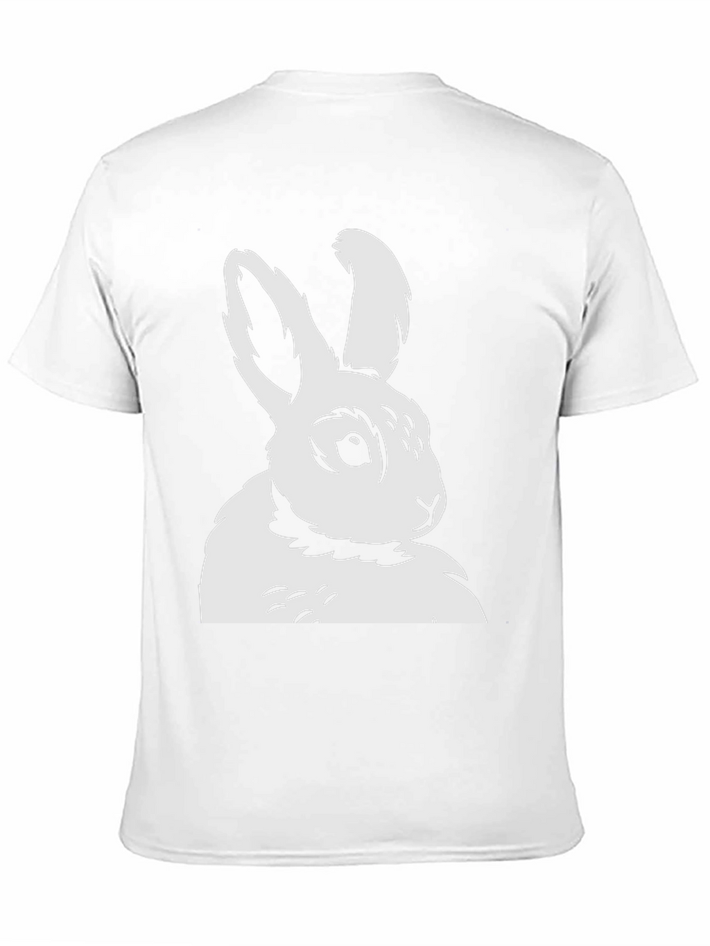 Bunny Graphic Tee - Black Cotton T-Shirt