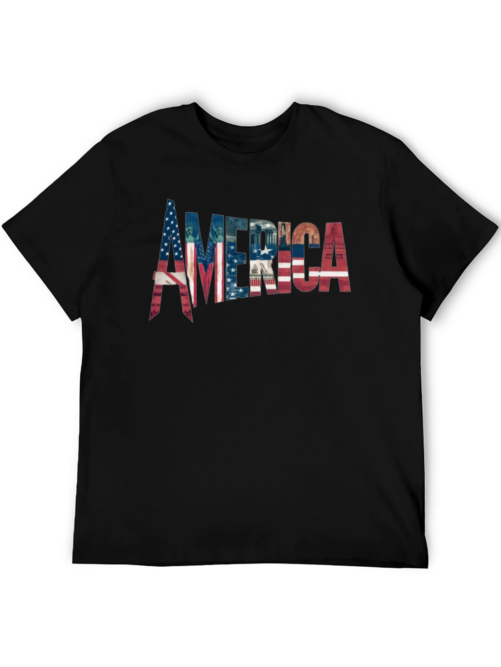 American Flag Graphic T-Shirt