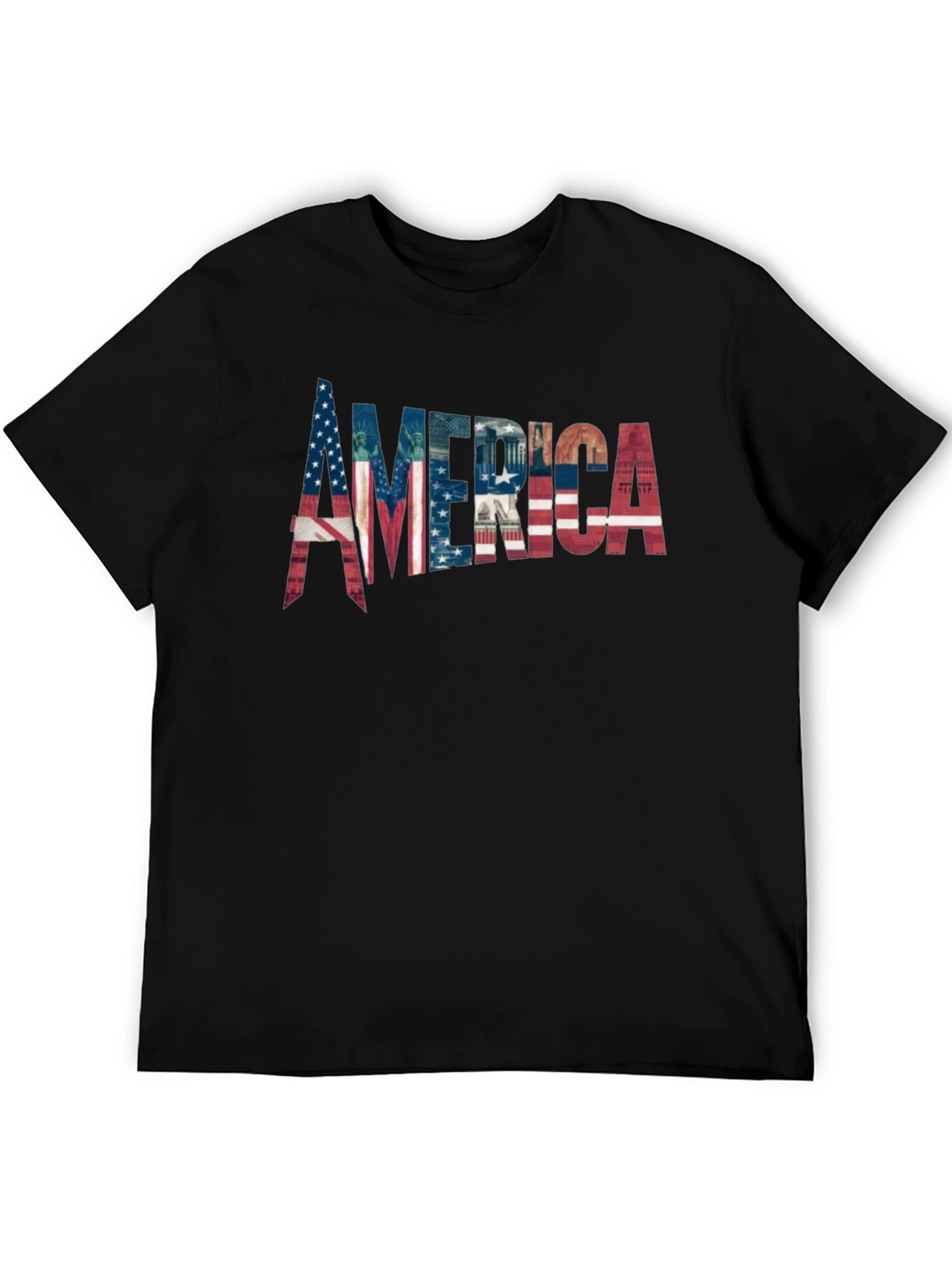 American Flag Graphic T-Shirt