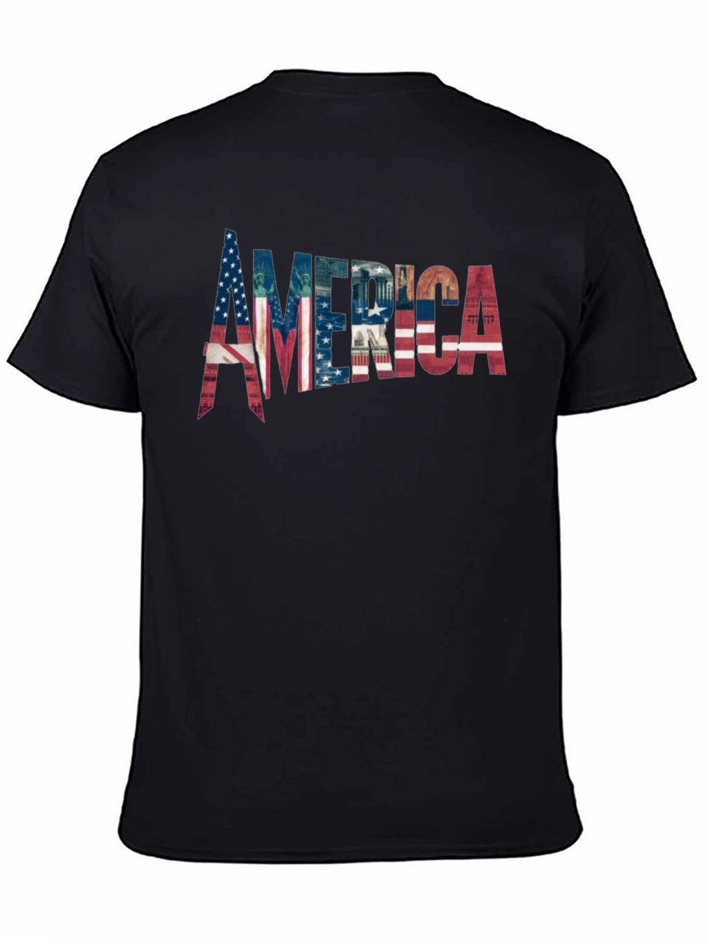 American Flag Graphic T-Shirt