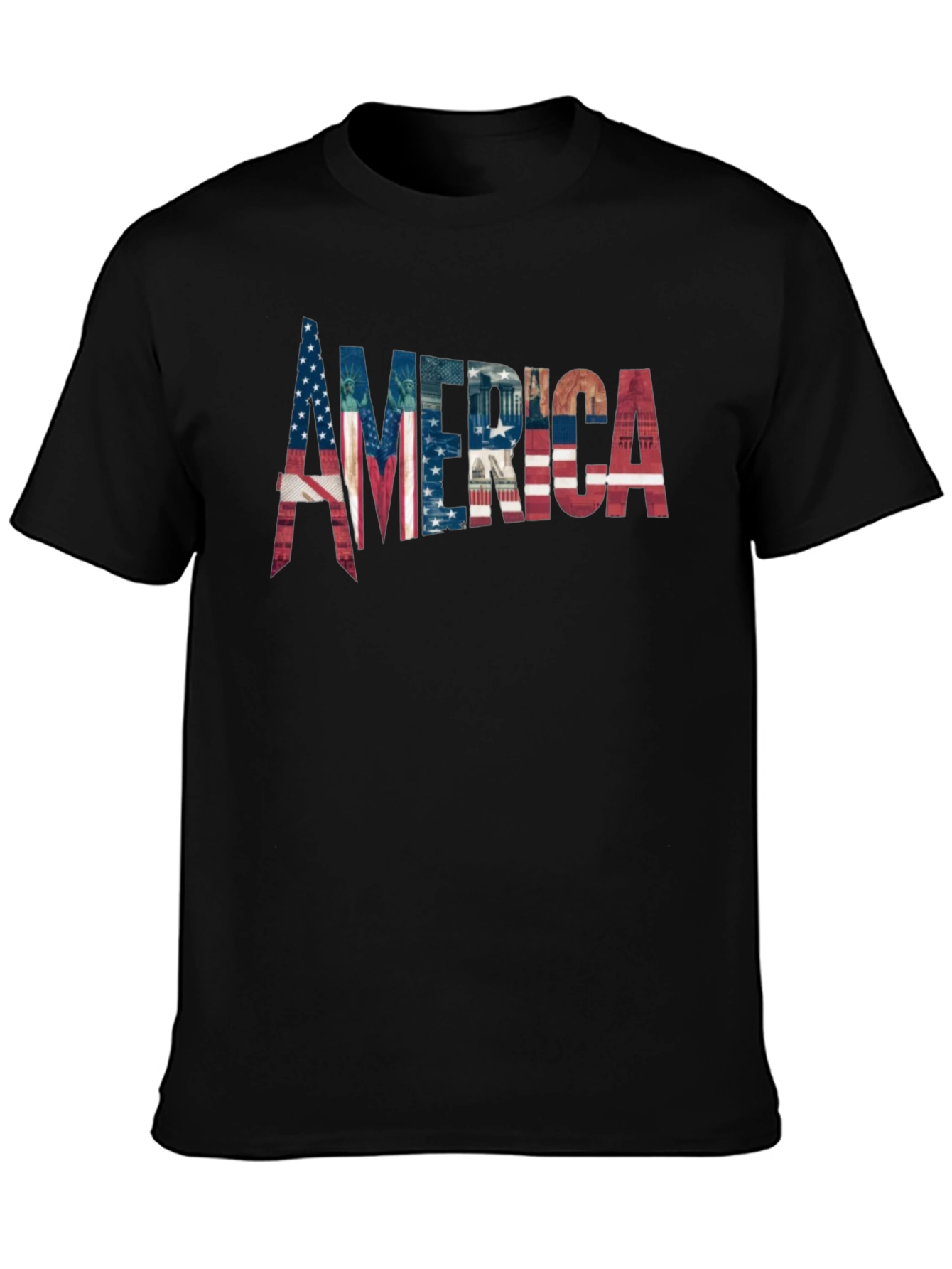 American Flag Graphic T-Shirt