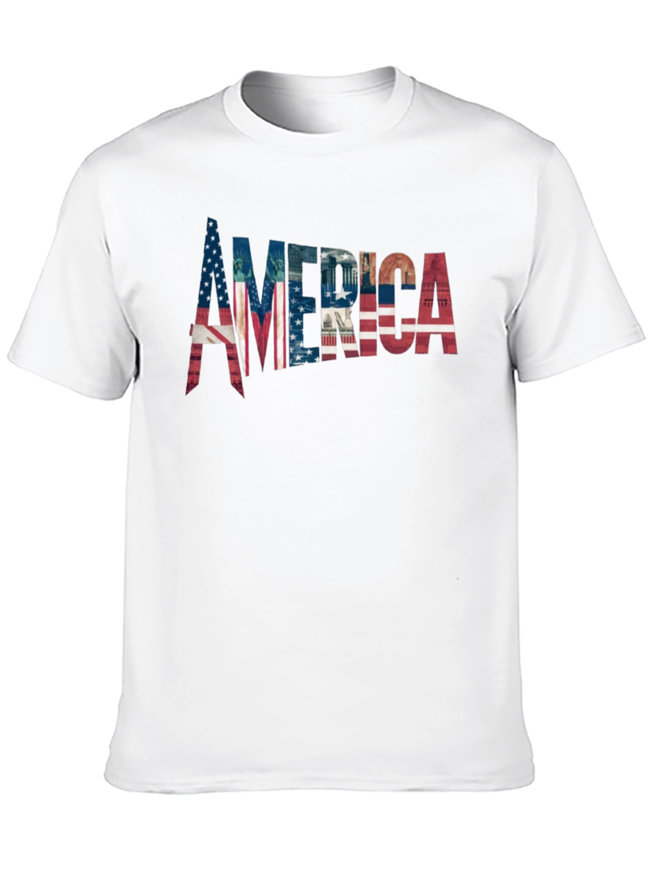 American Flag Graphic T-Shirt