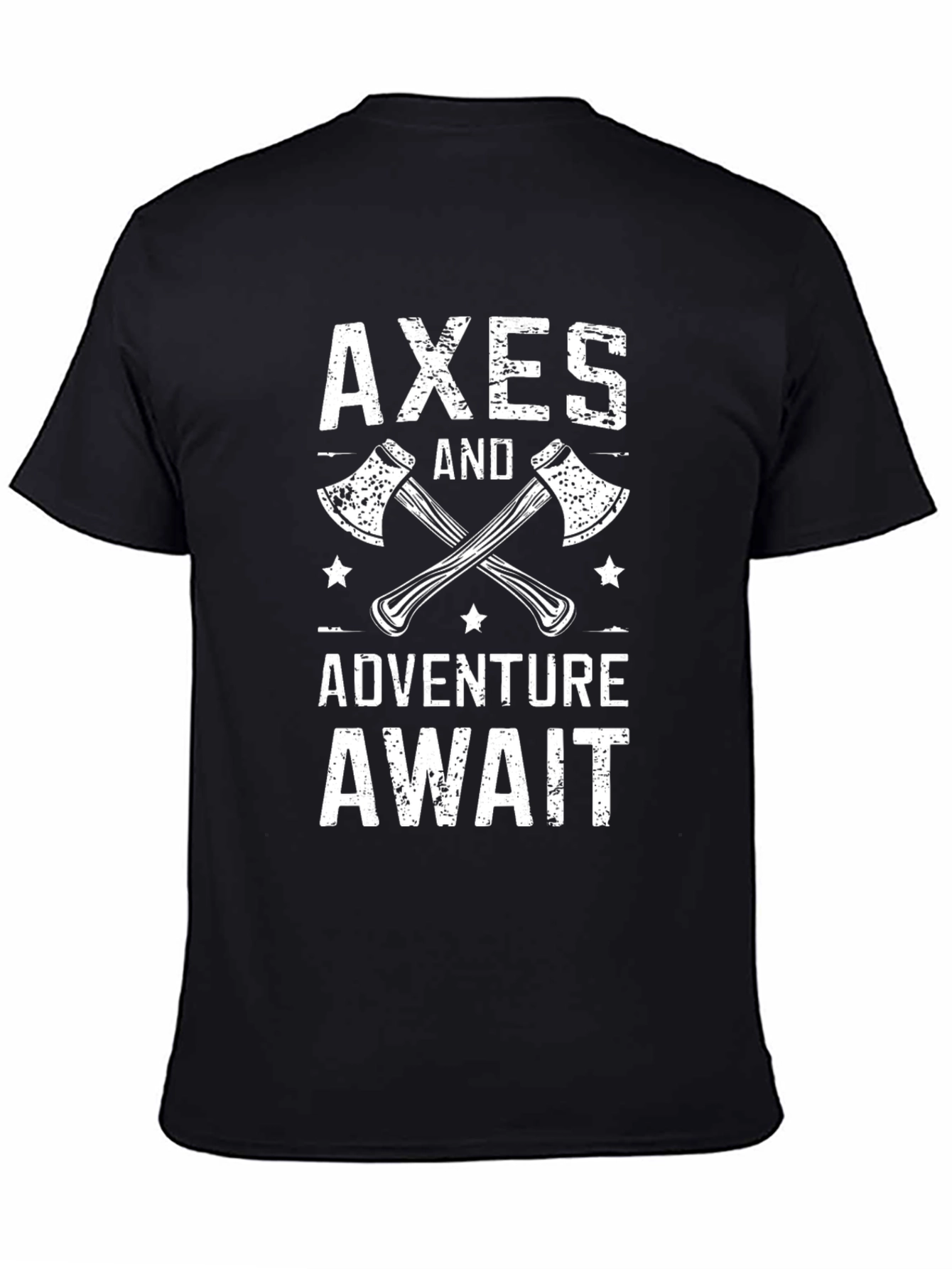 Axes Adventure Await T-Shirt - Black