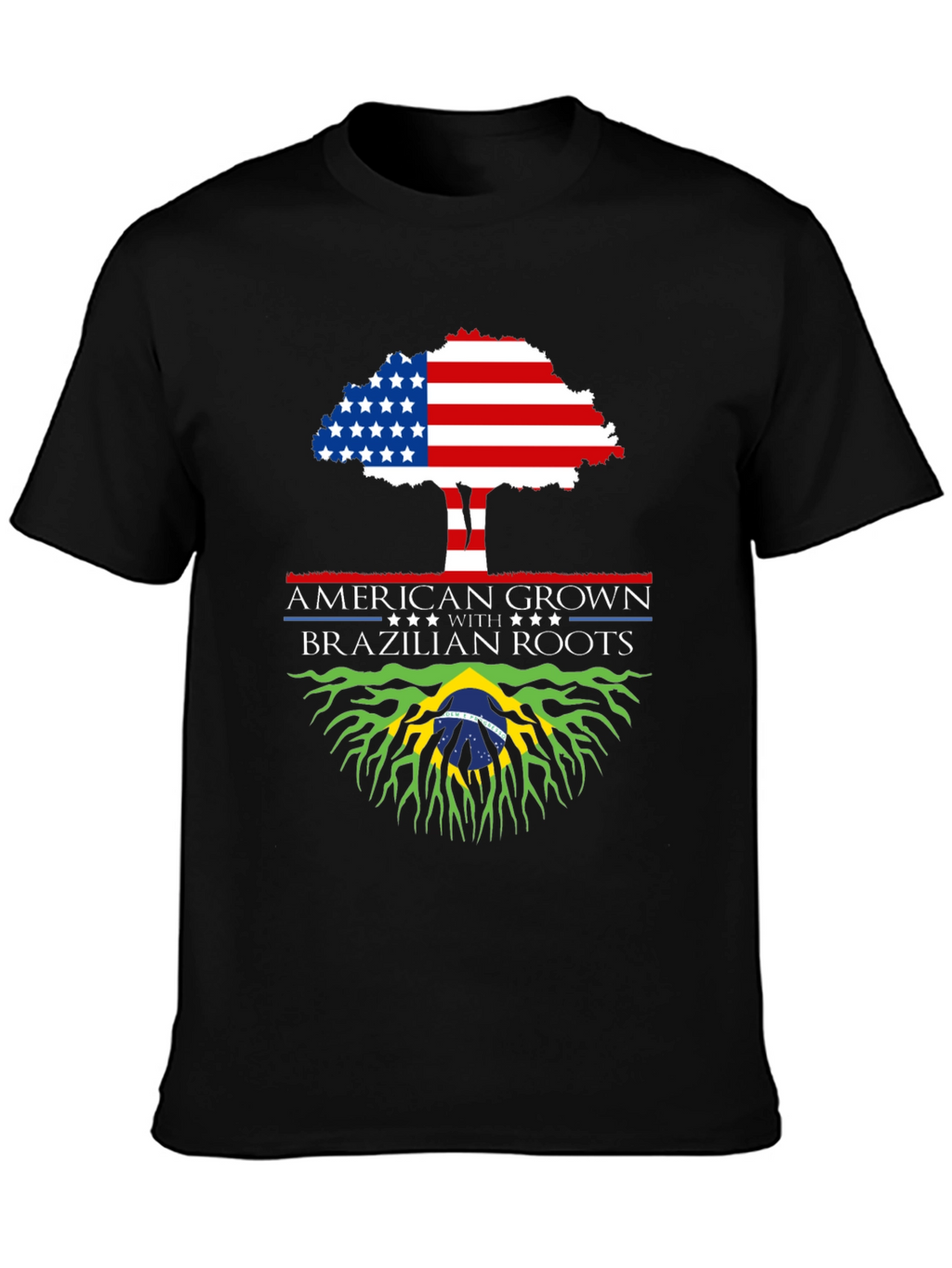 American Grown with Brazilian Roots T-Shirt